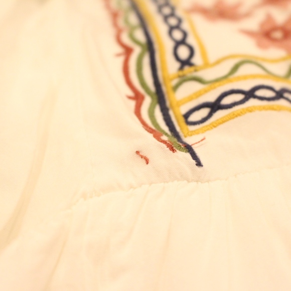 JODIFL White Embroidered Dress with Tassles - Picture 7 of 7